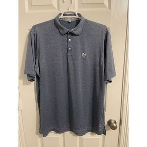 Peter Millar Polo Shirt Men's XL Gray Summer Comfort Golf‎ Performance Biltmore